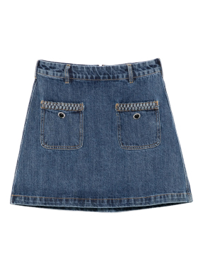 ΜΙΝΙ DENIM ΦΟΥΣΤΑ | Μπλε UK 12