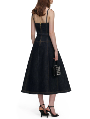 ΜΙΝΤΙ DENIM FLARED ΦΟΡΕΜΑ | Μπλε UK 12