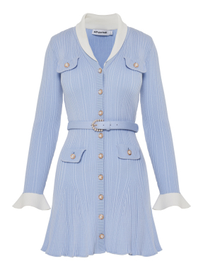 ΜΙΝΙ ΠΛΕΚΤΟ ΦΟΡΕΜΑ | Γαλάζιο BLUE XS