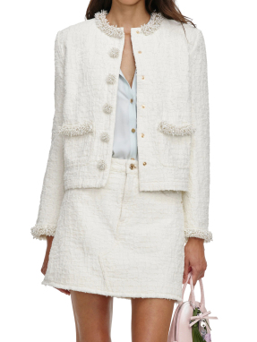 ΓΥΝΑΙΚΕΙΟ DENIM JACKET | Εκρού CREAM UK 14