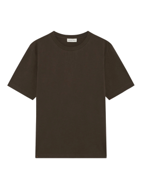 ΑΝΔΡΙΚΟ ΛΙΝΟ T-SHIRT DINIS | Καφέ Σκούρο XL