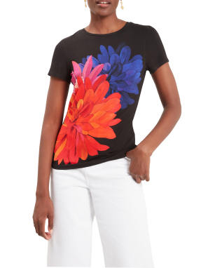 ΓΥΝΑΙΚΕΙΟ T-SHIRT RICCIA | Μαύρο M