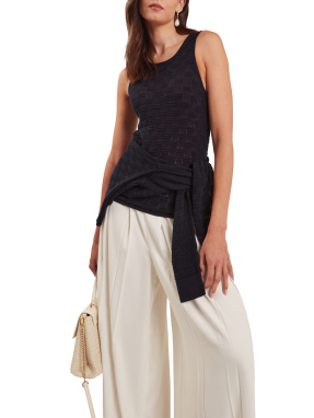 ΓΥΑΚΕΙΟ ΑΜΑΝΙΚΟ ΤΟΠ YUNA | Μπλε Σκούρο M