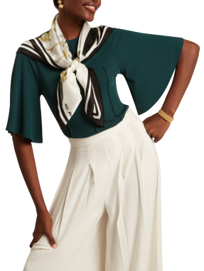 ΓΥΝΑΙΚΕΙΑ ΜΠΛΟΥΖΑ JACKALN CREPE JERSEY SEAM | Πράσινο M