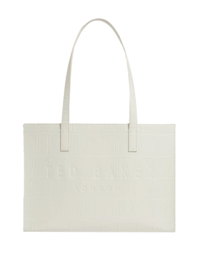 ΓΥΝΑΙΚΕΙΑ ΤΣΑΝΤΑ ΩΜΟΥ CROCCEL CROC EFFECT MEDIUM | Λευκό