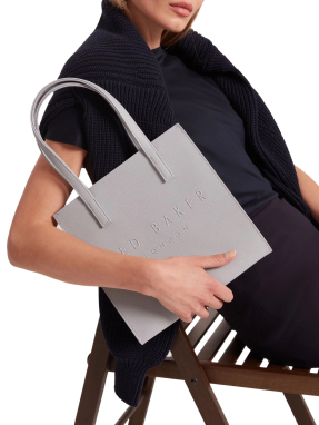 ΓΥΝΑΙΚΕΙΑ ΤΣΑΝΤΑ ΧΕΙΡΟΣ SEACON CROSSHATCH SMALL | Γκρι