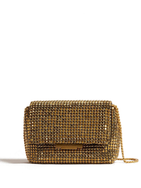 ΓΥΝΑΙΚΕΙΑ ΤΣΑΝΤΑ ΧΙΑΣΤΙ GLITERS CRYSTAL MINI | Χρυσό