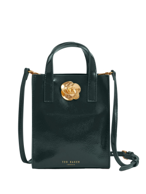 ΓΥΝΑΙΚΕΙΑ ΤΣΑΝΤΑ ΧΕΙΡΟΣ ROSEEM ROSE DETAIL CRINKLE SMAL | Πράσινο