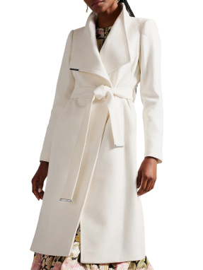 ΓΥΝΑΙΚΕΙΟ ΠΑΛΤΟ ROSE MIDI | Λευκό M