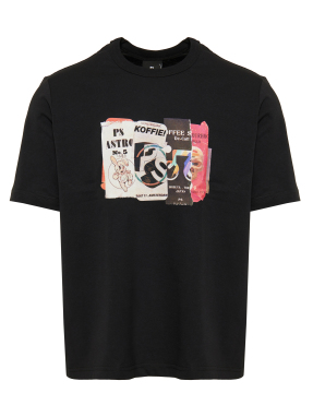 PS BY PAUL SMITH ΑΝΔΡΙΚΟ T-SHIRT CUTPASTE | Μαύρο XL