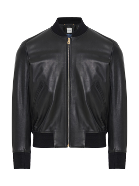 ΑΝΔΡΙΚΟ ΔΕΡΜΑΤΙΝΟ JACKET | Μαύρο M