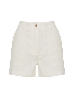 ΓΥΝΑΙΚΕΙΟ SHORTS | Λευκό UK 10