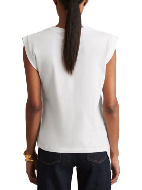 ΓΥΝΑΙΚΕΙΟ ΑΜΑΝΙΚΟ ΤΟΠ TILLY | Λευκό XS