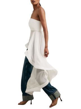 ΓΥΝΑΙΚΕΙΟ ΣΤΡΑΠΛΕΣ ΤΟΠ RHIANNA | Εκρού UK 12