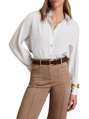 ΓΥΝΑΙΚΕΙΟ ΠΟΥΚΑΜΙΣΟ CALLIE | Λευκό UK 8