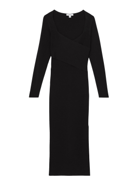 ΜΙΝΤΙ ΜΑΚΡΥΜΑΝΙΚΟ ΦΟΡΕΜΑ SOPHIA | Μαύρο M