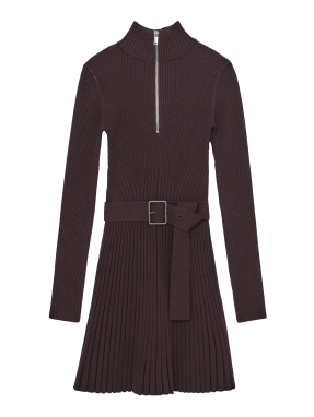 ΜΙΝΙ ΦΟΡΕΜΑ HALF-ZIP VIENNA | Μωβ Σκούρο S