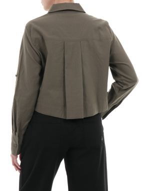 ΓΥΝΑΙΚΕΙΟ ΠΟΥΚΑΜΙΣΟ | Χακί UK 12