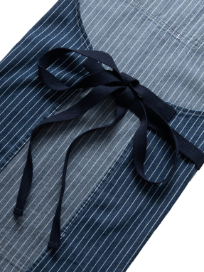 ΠΟΔΙΑ ΕΡΓΑΣΙΑΣ PINSTRIPE DENIM APRON | Μπλε Σκούρο ONE SIZE