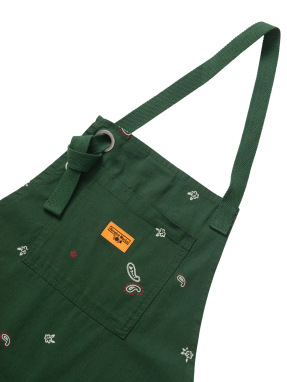 ΠΟΔΙΑ ΕΡΓΑΣΙΑΣ PAISLEY APRON | Πράσινο ONE SIZE