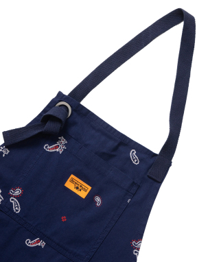 ΠΟΔΙΑ ΕΡΓΑΣΙΑΣ PAISLEY APRON | Μπλε Σκούρο ONE SIZE