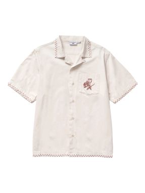 ΑΝΔΡΙΚΟ BORDER SHIRT | Εκρού XL