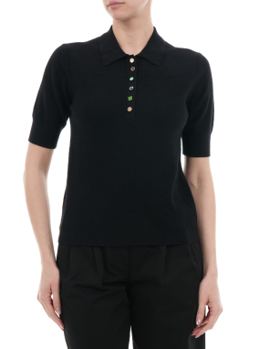 ΓΥΝΑΙΚΕΙΑ ΜΠΛΟΥΖΑ POLO | Μαύρο M