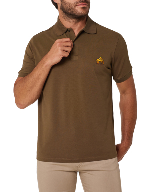 ΑΝΔΡΙΚΗ POLO ΜΠΛΟΥΖΑ | Καφέ XL