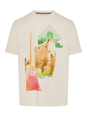 ΑΝΔΡΙΚΟ T-SHIRT | Εκρού XXL