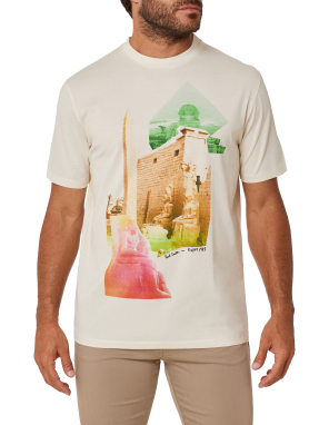 ΑΝΔΡΙΚΟ T-SHIRT | Εκρού XXL