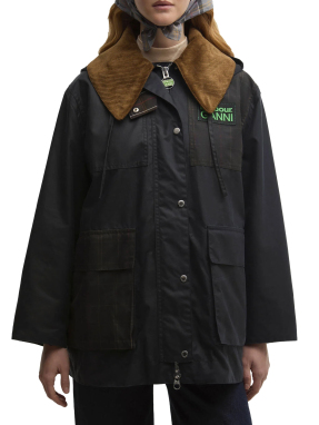 ΓΥΝΑΙΚΕΙΟ ΜΠΟΥΦΑΝ BARBOUR x GANNI | Μπλε Σκούρο UK 8