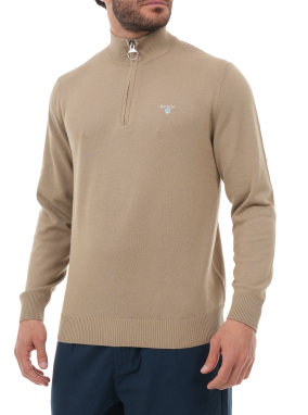 ΑΝΔΡΙΚΟ ΠΟΥΛΟΒΕΡ HALF-ZIP | Μπεζ L