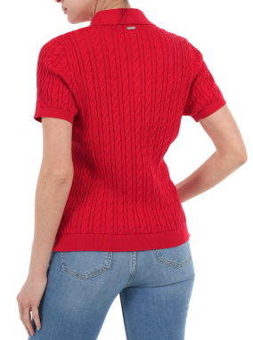 ΓΥΝΑΙΚΕΙΑ POLO ΜΠΛΟΥΖΑ | Κόκκινο UK 12