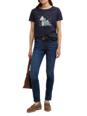 ΓΥΝΑΙΚΕΙΟ T-SHIRT | Μπλε Σκούρο UK 8