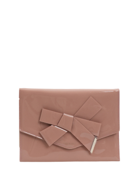 ΓΥΝΑΙΚΕΙΑ ΤΣΑΝΤΑ ΧΕΙΡΟΣ NIKKEY KNOT BOW ENVELOPE | Μπεζ