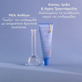 AQUA BEELICIOUS ΛΕΠΤΟΡΡΕΥΣΤΗ ΚΡΕΜΑ ΕΝΥΔΑΤΩΣΗΣ ΓΙΑ ΦΥΣΙΚΗ ΛΑΜΨΗ SPF30 | 40ml