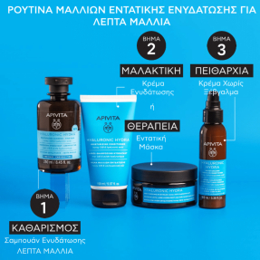HYALURONIC HYDRA ΣΑΜΠΟΥΑΝ ΕΝΥΔΑΤΩΣΗΣ ΓΙΑ ΛΕΠΤΑ ΜΑΛΛΙΑ | 250ml