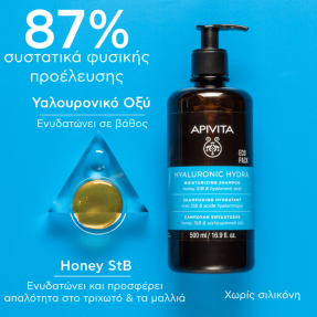 HYALURONIC HYDRA ΣΑΜΠΟΥΑΝ ΕΝΥΔΑΤΩΣΗΣ ECO PACK | 500ml