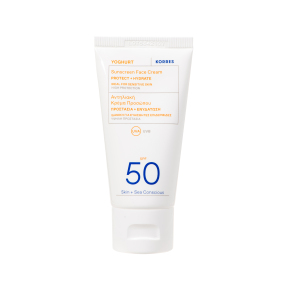 KORRES ΓΙΑΟΥΡΤΙ ΑΝΤΗΛΙΑΚΗ ΚΡΕΜΑ ΠΡΟΣΩΠΟΥ SPF50 | 50ml