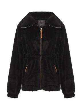 ΓΥΝΑΙΚΕΙΑ FLEECE ΖΑΚΕΤΑ | Μαύρο XS