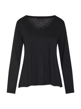 ΓΥΝΑΙΚΕΙΑ ΜΑΚΡΥΜΑΝΙΚΗ ΜΠΛΟΥΖΑ | Μαύρο S