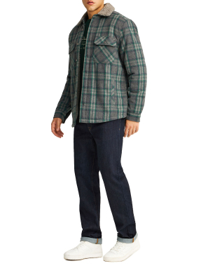 ΑΝΔΡΙΚΟ JACKET ΜΠΟΥΦΑΝ ΜΕ ΓΙΑΚΑ | Γκρι Σκούρο L