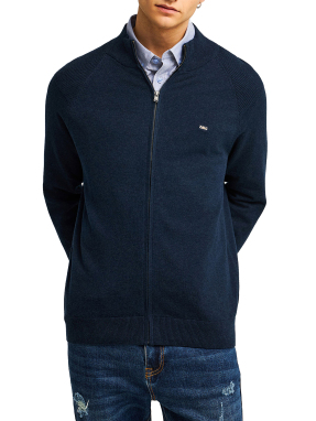 ΑΝΔΡΙΚΗ ΠΛΕΚΤΗ ΖΑΚΕΤΑ | Μπλε Σκούρο XXL