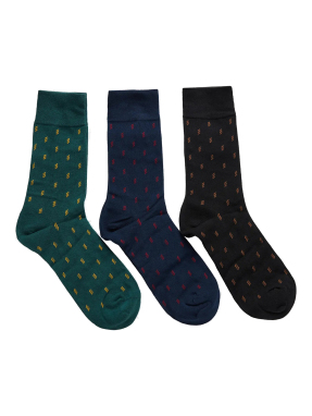 ΑΝΔΡΙΚΕΣ ΚΑΛΤΣΕΣ 3ΤΜΧ | Πολύχρωμο ONE SIZE