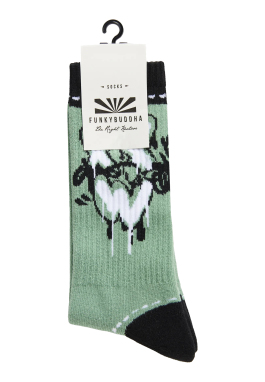 ΑΝΔΡΙΚΕΣ ΚΑΛΤΣΕΣ ΜΕ ΣΧΕΔΙΟ | Πράσινο ONE SIZE