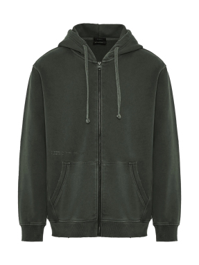 ΑΝΔΡΙΚΗ ΖΑΚΕΤΑ ΜΕ ΚΟΥΚΟΥΛΑ | Πράσινο Σκούρο M