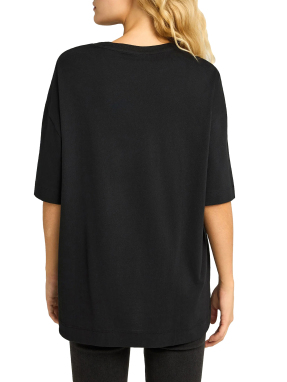 ΓΥΝΑΙΚΕΙΟ T-SHIRT ΜΕ ΤΥΠΩΜΑ | Μαύρο XL