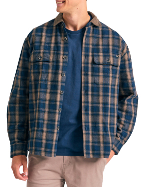 ΑΝΔΡΙΚΟ ΚΑΡΟ ΠΟΥΚΑΜΙΣΟ | Μπλε Σκούρο XL