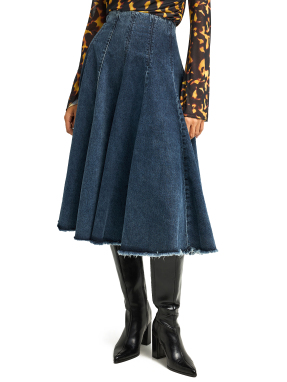 ΜΙΝΤΙ DENIM ΦΟΥΣΤΑ | Μπλε Σκούρο S