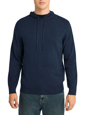 ΑΝΔΡΙΚΟ ΠΛΕΚΤΟ ΜΕ ΚΟΥΚΟΥΛΑ | Μπλε Σκούρο M